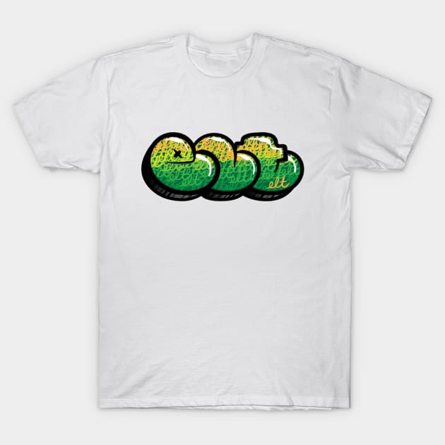 ELT Graffiti Gradient Fill T-Shirt by ELTClothing